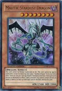 Malefic Stardust Dragon JUMP-EN043 Yu-Gi-Oh card from Shonen Jump Magazine Promos