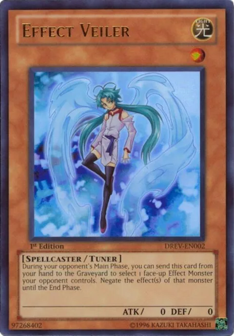 Effect Veiler DREV-EN002 1st Edition Yu-Gi-Oh card from Duelist Revolution