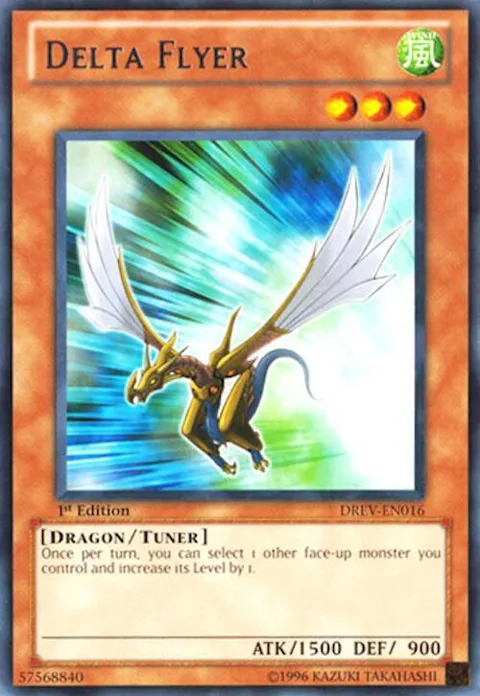 Delta Flyer DREV-EN016 Unlimited Yu-Gi-Oh card from Duelist Revolution
