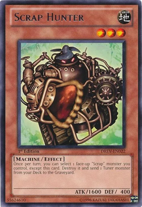 Scrap Hunter DREV-EN022 1st Edition Yu-Gi-Oh card from Duelist Revolution