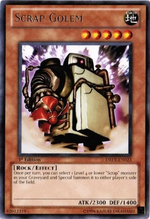Scrap Golem DREV-EN023 Yu-Gi-Oh card from Duelist Revolution