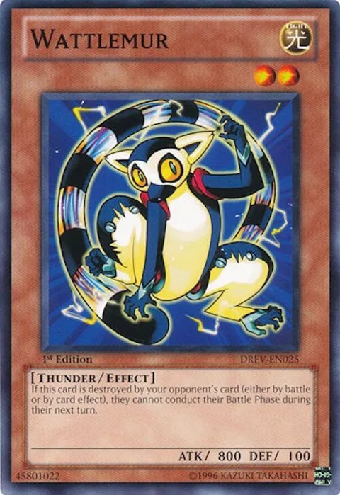 Wattlemur DREV-EN025 Unlimited Yu-Gi-Oh card from Duelist Revolution
