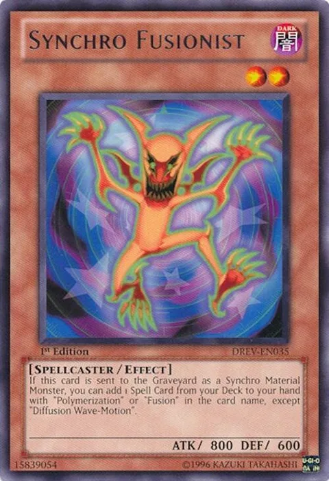 Synchro Fusionist DREV-EN035 Unlimited Yu-Gi-Oh card from Duelist Revolution