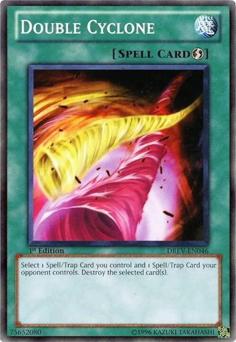 Double Cyclone DREV-EN046 Unlimited Yu-Gi-Oh card from Duelist Revolution