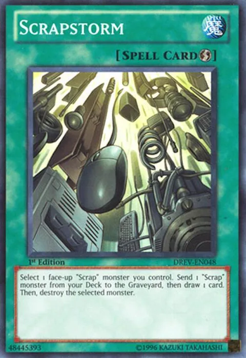 Scrapstorm DREV-EN048 1st Edition Yu-Gi-Oh card from Duelist Revolution