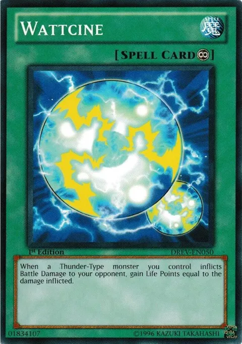 Wattcine DREV-EN050 Unlimited Yu-Gi-Oh card from Duelist Revolution