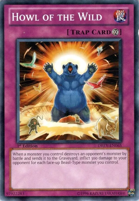 Howl of the Wild DREV-EN065 Yu-Gi-Oh card from Duelist Revolution