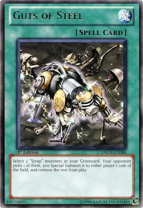 Guts of Steel DREV-EN086 Yu-Gi-Oh card from Duelist Revolution
