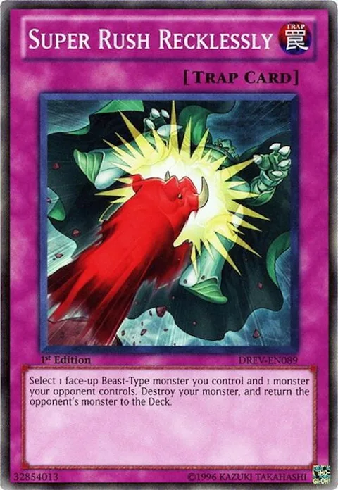 Super Rush Recklessly DREV-EN089 Yu-Gi-Oh card from Duelist Revolution