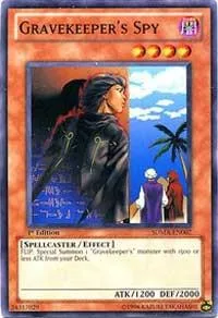 Gravekeeper's Spy SDMA-EN007 Yu-Gi-Oh card from Structure Deck: Marik