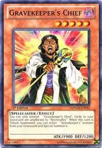 Gravekeeper's Chief SDMA-EN011 Unlimited Yu-Gi-Oh card from Structure Deck: Marik