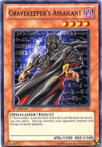 Gravekeeper's Assailant SDMA-EN013 Yu-Gi-Oh card from Structure Deck: Marik