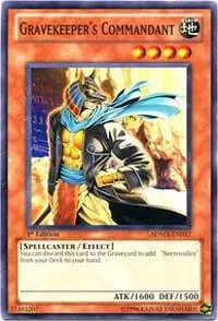 Gravekeeper's Commandant SDMA-EN017 Yu-Gi-Oh card from Structure Deck: Marik