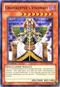 Gravekeeper's Visionary SDMA-EN018 1st Edition Yu-Gi-Oh card from Structure Deck: Marik