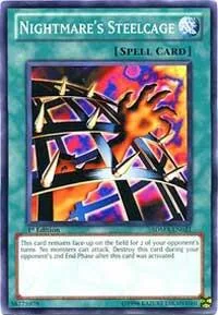 Nightmare's Steelcage SDMA-EN021 Yu-Gi-Oh card from Structure Deck: Marik