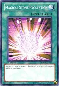 Magical Stone Excavation SDMA-EN027 Yu-Gi-Oh card from Structure Deck: Marik