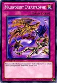 Malevolent Catastrophe SDMA-EN035 1st Edition Yu-Gi-Oh card from Structure Deck: Marik
