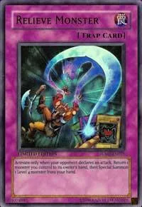 Relieve Monster JUMP-EN021 Yu-Gi-Oh card from Shonen Jump Magazine Promos