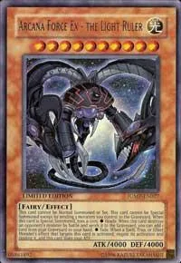 Arcana Force Ex - the Light Ruler JUMP-EN027 Yu-Gi-Oh card from Shonen Jump Magazine Promos
