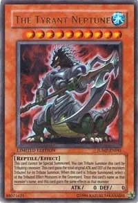 The Tyrant Neptune JUMP-EN041 Yu-Gi-Oh card from Shonen Jump Magazine Promos