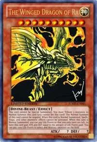 The Winged Dragon of Ra JUMP-EN045 Yu-Gi-Oh card from Shonen Jump Magazine Promos