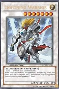 Lightning Warrior JUMP-EN046 Yu-Gi-Oh card from Shonen Jump Magazine Promos