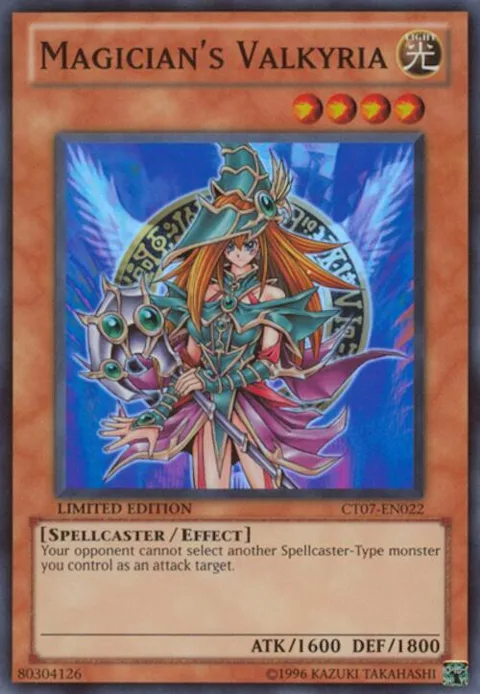 Magician's Valkyria CT07-EN022 Yu-Gi-Oh card from 2010 Collectors Tins