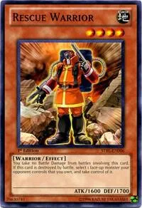 Rescue Warrior STBL-EN006 Yu-Gi-Oh card from Starstrike Blast