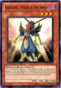Blackwing - Etesian of Two Swords STBL-EN015 Yu-Gi-Oh card from Starstrike Blast