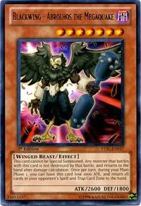 Blackwing - Abrolhos the Megaquake STBL-EN017 Yu-Gi-Oh card from Starstrike Blast