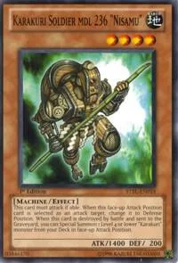Karakuri Soldier mdl 236 "Nisamu" STBL-EN019 Yu-Gi-Oh card from Starstrike Blast