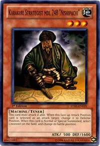 Karakuri Strategist mdl 248 "Nishipachi" STBL-EN021 1st Edition Yu-Gi-Oh card from Starstrike Blast