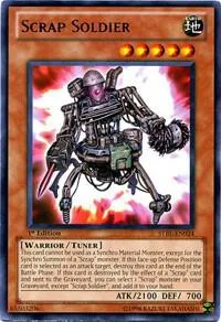 Scrap Soldier STBL-EN024 Yu-Gi-Oh card from Starstrike Blast
