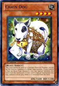 Chain Dog STBL-EN034 Yu-Gi-Oh card from Starstrike Blast