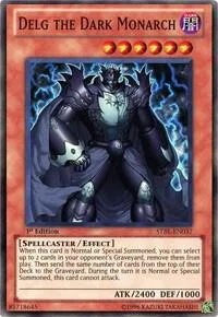 Delg the Dark Monarch STBL-EN037 Yu-Gi-Oh card from Starstrike Blast