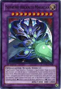 Supreme Arcanite Magician STBL-EN038 Yu-Gi-Oh card from Starstrike Blast
