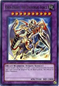 Gaia Drake, the Universal Force STBL-EN039 Yu-Gi-Oh card from Starstrike Blast
