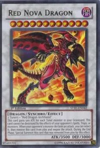 Red Nova Dragon STBL-EN042 1st Edition Yu-Gi-Oh card from Starstrike Blast