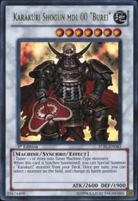 Karakuri Shogun mdl 00 "Burei" STBL-EN043 Yu-Gi-Oh card from Starstrike Blast