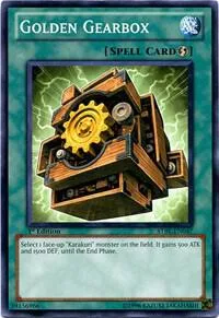 Golden Gearbox STBL-EN047 Yu-Gi-Oh card from Starstrike Blast