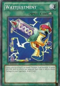 Wattjustment STBL-EN051 Yu-Gi-Oh card from Starstrike Blast