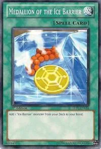 Medallion of the Ice Barrier STBL-EN054 1st Edition Yu-Gi-Oh card from Starstrike Blast