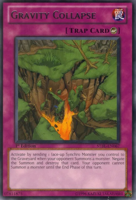 Gravity Collapse STBL-EN067 Yu-Gi-Oh card from Starstrike Blast