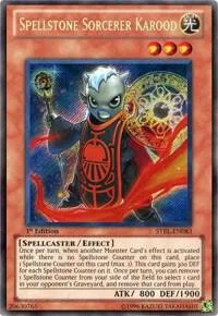 Spellstone Sorcerer Karood STBL-EN083 Yu-Gi-Oh card from Starstrike Blast
