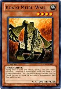 Koa'ki Meiru Wall STBL-EN087 Yu-Gi-Oh card from Starstrike Blast
