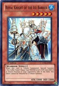 Royal Knight of the Ice Barrier STBL-EN091 1st Edition Yu-Gi-Oh card from Starstrike Blast