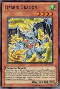 Debris Dragon TU04-EN002 Yu-Gi-Oh card from Turbo Pack: Booster Four