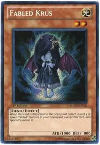 Fabled Krus HA03-EN002 1st Edition Yu-Gi-Oh card from Hidden Arsenal 3