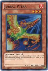 Jurrac Ptera HA03-EN006 Unlimited Yu-Gi-Oh card from Hidden Arsenal 3