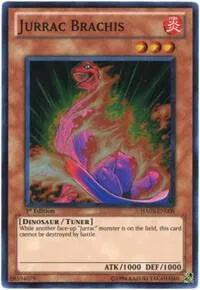 Jurrac Brachis HA03-EN008 1st Edition Yu-Gi-Oh card from Hidden Arsenal 3
